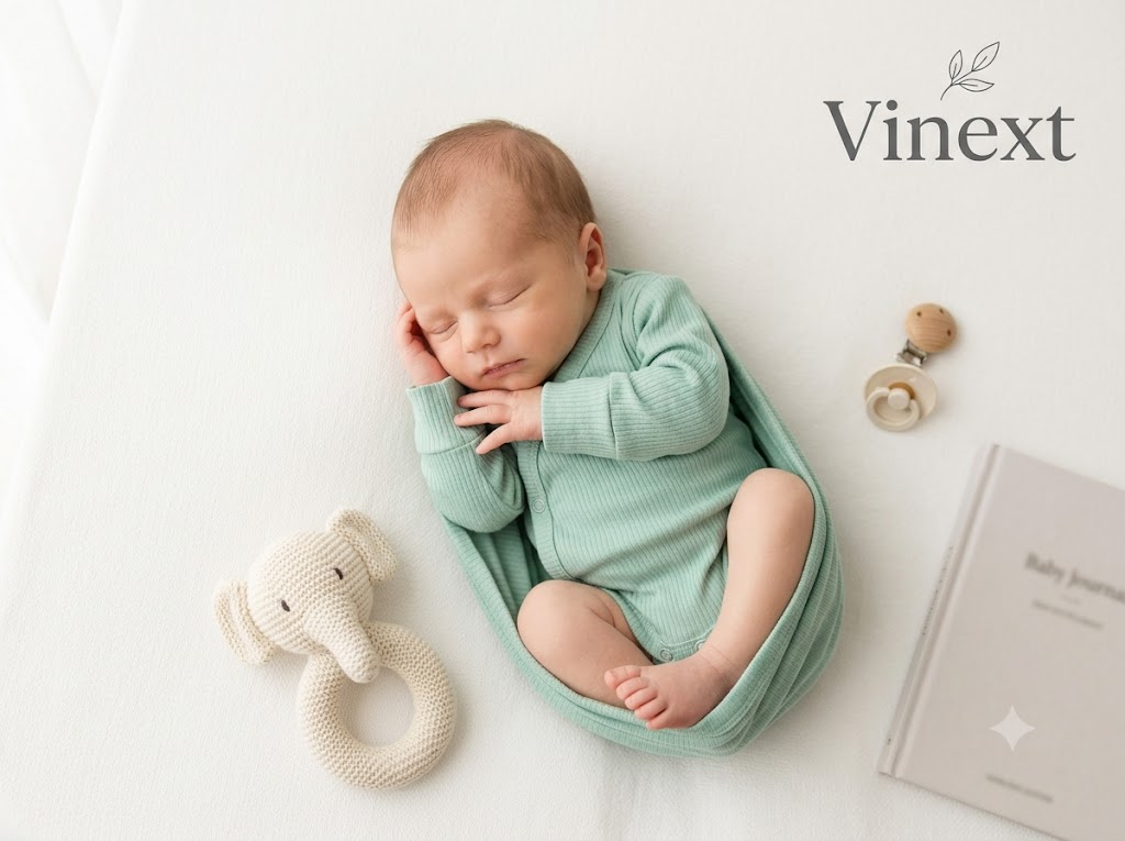 Em bé sơ sinh mặc Bodysuit vải Tre (Bamboo) mềm mại