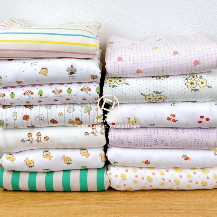 Vải Thun Cotton In Hình